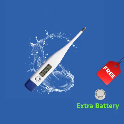 Digital Medical Thermometer with LCD Display Oral and Underarm Use Extra Battery Included Fast Accurate Reading